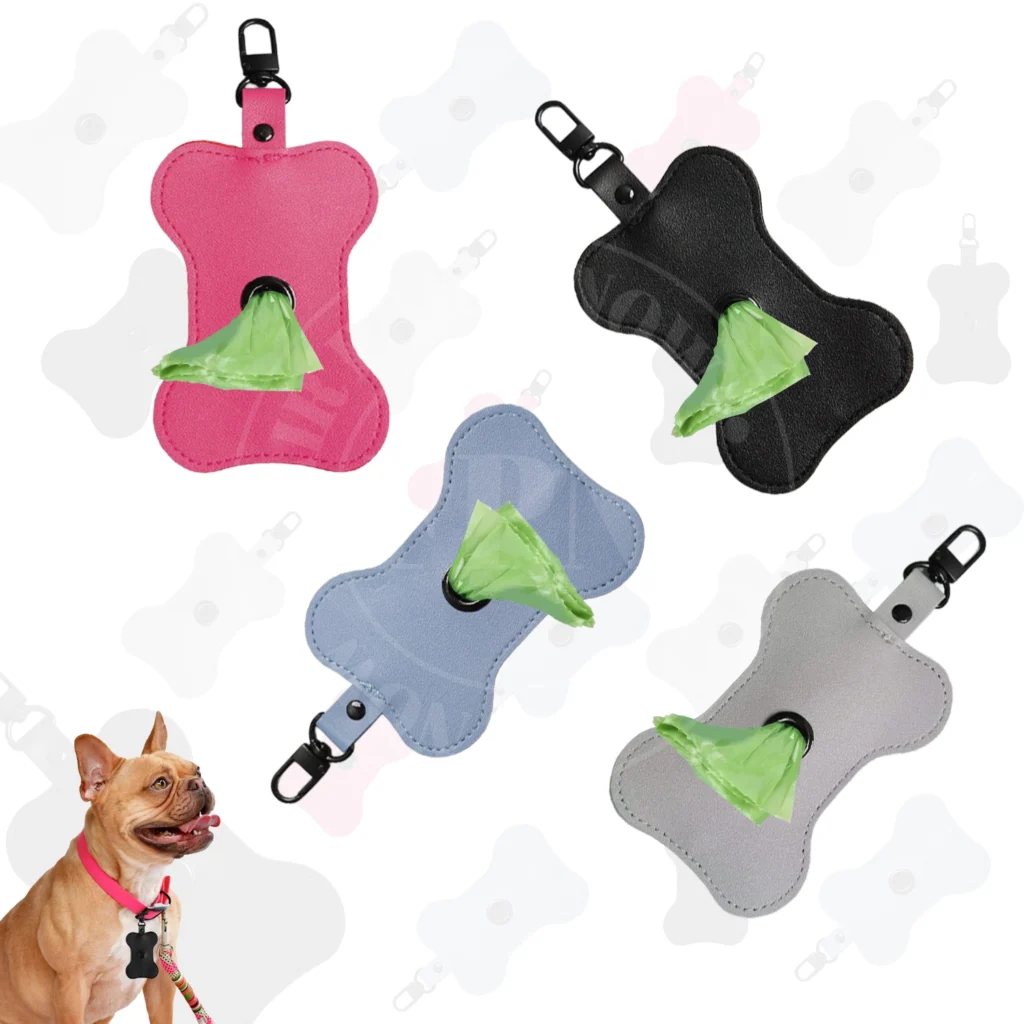 Portable Poop Bag Dispenser With Zipper